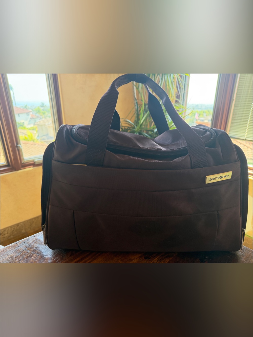 Samsonite Burgundy Duffel Bag